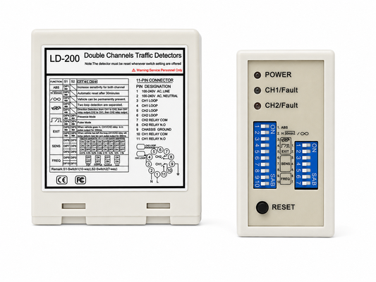 satın al Vehicle Loop Detector for Industrial Gate Control with Dual Channel Detection and Relay Output Çevrimiçi üretim